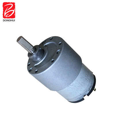 50 RPM Brush DC Gear Motor 37mm Carbon Brush DC Gearbox Motor 3V - 24V For Robot