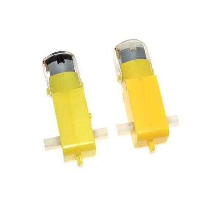 Intelligent TT Plastic Gear Motor 5V 20mm Diameter For DIY Robot Car Wheels