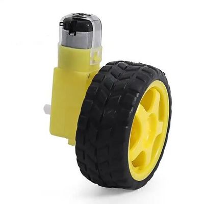 Intelligent TT Plastic Gear Motor 5V 20mm Diameter For DIY Robot Car Wheels