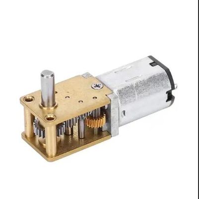 6V - 12V Brush DC Gear Motor Horizontal Worm Short Shaft DC Micro Metal Gear Motor