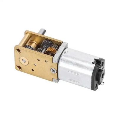 6V - 12V Brush DC Gear Motor Horizontal Worm Short Shaft DC Micro Metal Gear Motor