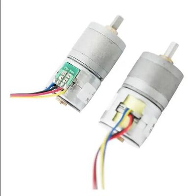 5V DC Micro Geared Stepper Motor 20mm 2 Phase 4 Wire Stepper Motor With Gearbox