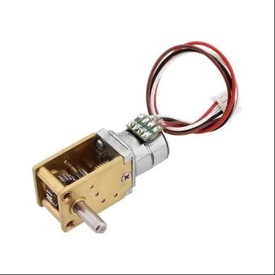 12mm Right Angle DC Worm Gear Motor Permanent Magnet Brushless Stepper Motor