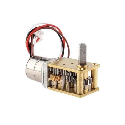 12mm Right Angle DC Worm Gear Motor Permanent Magnet Brushless Stepper Motor